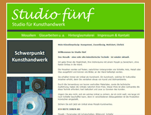 Tablet Screenshot of kunsthandwerk.hapeklotzbach.de